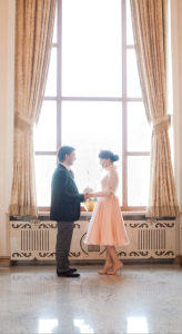 Алия Валеева свадьба в стиле ретро